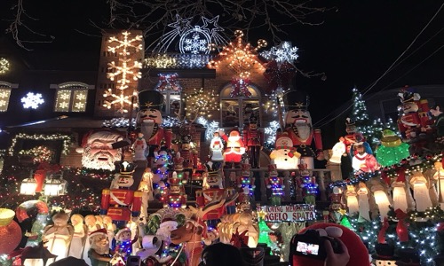 Tour decoraciones de Navidad en Brooklyn
