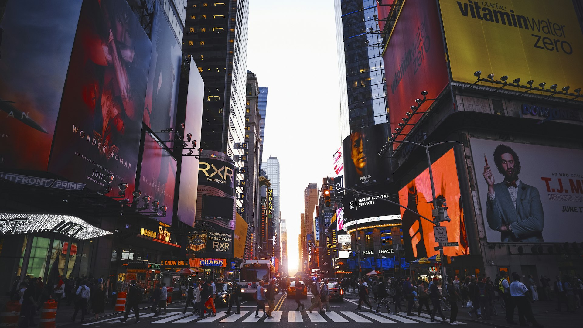 Times Square de noche, Nueva York